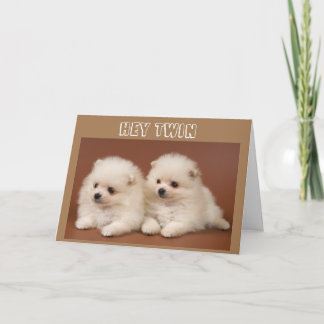 もっとも偉大来THING IN *PAIRS* TWIN誕生日 カード