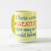 もっとも偉大母 マグカップ (正面左)