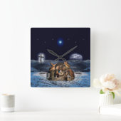 もっとも偉大話 スクエア壁時計 (ホーム)