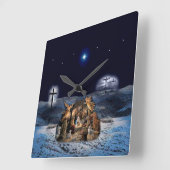 もっとも偉大話 スクエア壁時計 (傾斜)