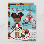 もっとも偉大誕生日招待状カード (正面/裏面)