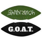 もっとも偉大GOATサッカー選手ギフト アメリカンフットボール (パネル)
