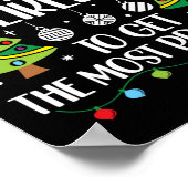 もっとも多くのプレゼントをもらう家族のクリスマス ポスター (角)