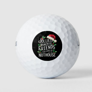 もっとも愉快な友達のサークル クリスマスのマッチング 皮肉な ゴルフボール