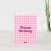 もっとも甘いドーナツお誕生日おめでとうカード カード (裏面)
