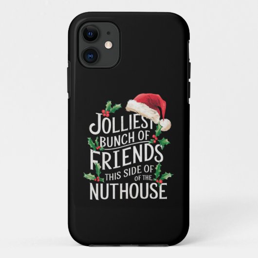 もっとも陽気な友達たち クリスマスのマッチング サラシック Case-Mate iPhoneケース (裏面)