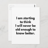 もっとよく知るべき ポストカード (正面/裏面)