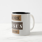 もっとイエス ツートーンマグカップ (正面右)
