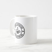 もっとエスプレッソを 少ない憂鬱 コーヒーマグカップ (正面左)