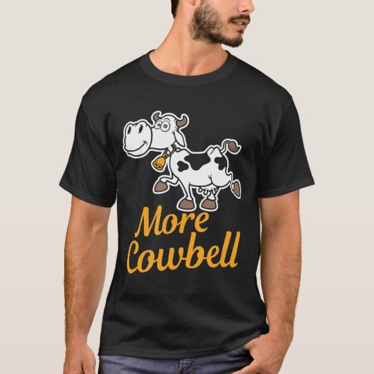 もっとカウベルおもしろいドラマー Tシャツ (正面)