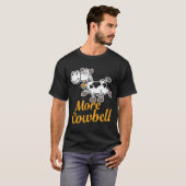 もっとカウベルおもしろいドラマー Tシャツ (正面フル)