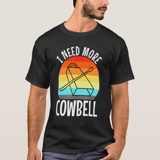 もっとカウベルが欲しい Tシャツ (正面)