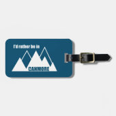 もっとカンモアの山にいるほうがいい ラゲッジタグ (正面横)