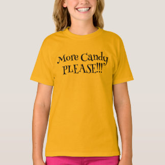 もっとキャンディをください - ハロウィン Tシャツ