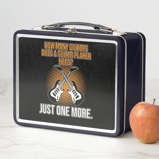 もっとギターが欲しいミュージックプレーヤーミュージシャンギタリス メタルランチボックス (インサイチュ)