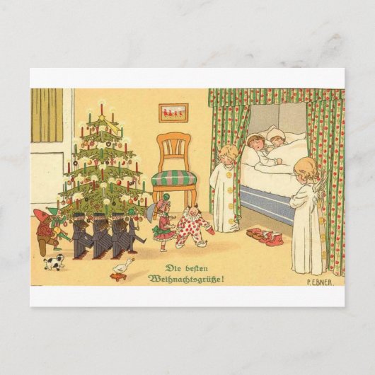 もっとクリスマスの挨拶インターナショナル シーズンポストカード (正面)