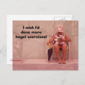 もっとケゲルエクササイズを!-ヴィンテージ ポストカード (正面/裏面)