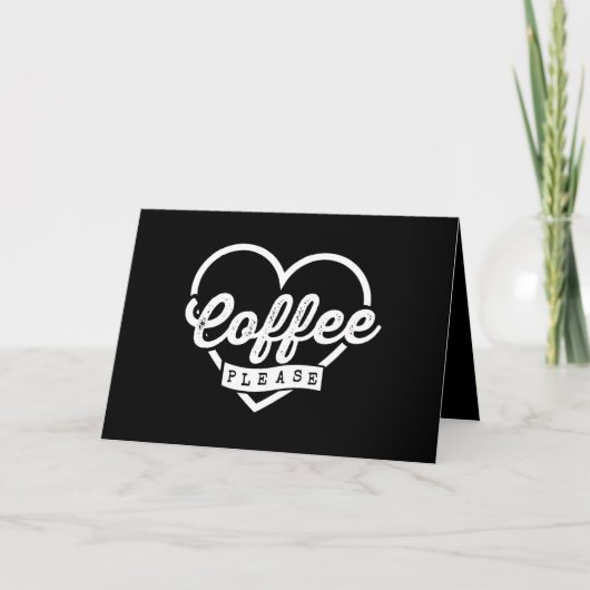 もっとコーヒーをお願い カード (正面)
