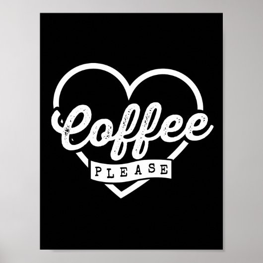 もっとコーヒーをお願い ポスター (正面)