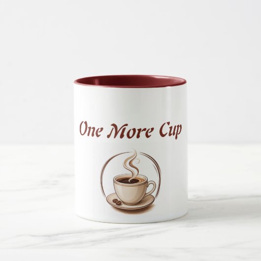 もっとコーヒーを Funny Coffee Lover マグカップ (中央)