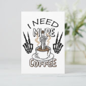 もっとコーヒーシャツが必要だ美服コーヒー 出欠カード (スタンド正面)