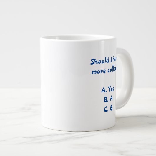 もっとコーヒーマグがあれば ジャンボコーヒーマグカップ (正面右)