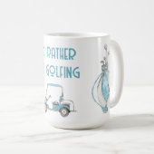 もっとゴルフをしたい コーヒーマグカップ (正面右)