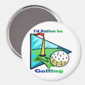 もっとゴルフをしたい マグネット (正面/裏面)