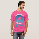 もっとスキューバダイビングしたい Tシャツ (正面フル)