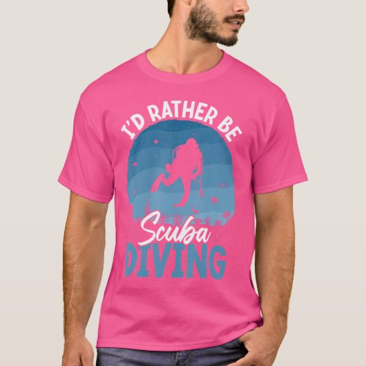 もっとスキューバダイビングしたい Tシャツ (正面)