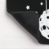 もっとスペースを! 面白い宇宙飛行士 月 星 ユーモア マウスパッド (コーナー)