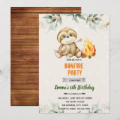 もっとスローなスリーパー・パーティーのお誘い 招待状 (正面/裏面)