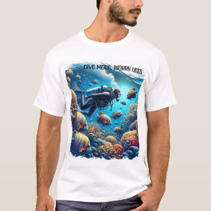 もっとダイビングを楽しんで、もっとリラックス Tシャツ