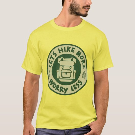 もっとハイキングを、もっと気軽に Tシャツ (正面)