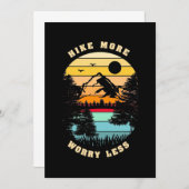 もっとハイキング もっとリラックス 招待状 (正面/裏面)