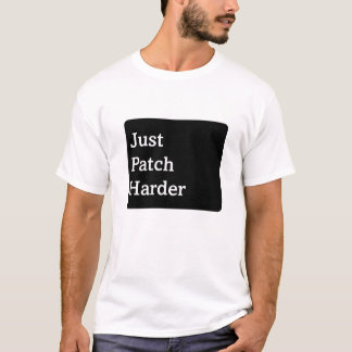 もっとパッチ当てて Tシャツ