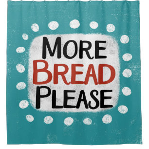 もっとパンお願いシャワーカーテン シャワーカーテン