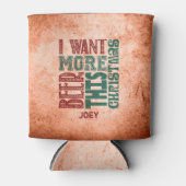 もっとビールが欲素朴しいおもしろい。 缶クーラー (正面)