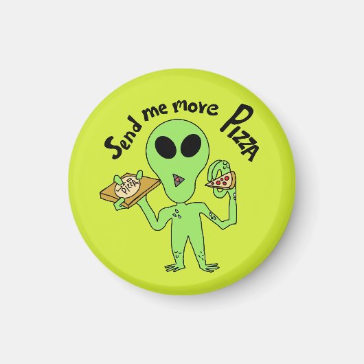 もっとピザufoを送って マグネット (正面)