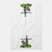 もっとブドウが欲しい キッチンタオル (縦)