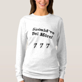 もっとベットするTシャツ(長袖) Tシャツ