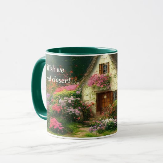 もっとマグに住んでいればよかったのに マグカップ (正面左)