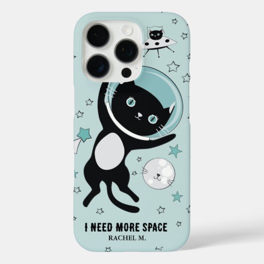 もっとモダン宇宙の黒猫マンガが必要 Case-Mate iPhoneケース (裏面)