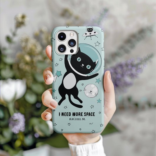 もっとモダン宇宙の黒猫マンガが必要 Case-Mate iPhoneケース