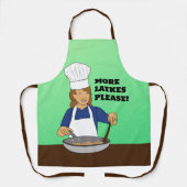 もっとラッキーお願い！ハヌカ(Hanukkah) エプロン (正面)