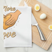 もっとラブキッチンタオルを練る キッチンタオル (四つ折り)