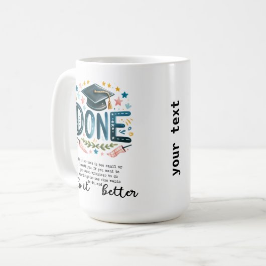 もっと上手にやれ コーヒーマグカップ (正面左)