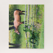 もっと乗る – 心配なし – ホースランチ – 16x20 ジグソーパズル (縦)