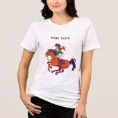 もっと乗ろう女の子 トライブレンドTシャツ (正面)