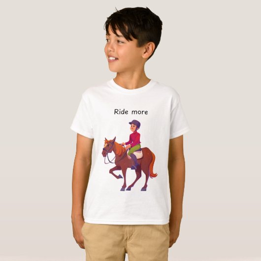 もっと乗ろう少年 Tシャツ (正面フル)